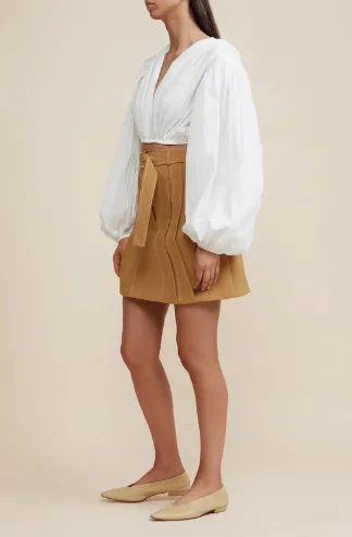 Acler Orono Top in Ivory