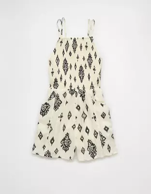 AE High-Neck Bare Romper-