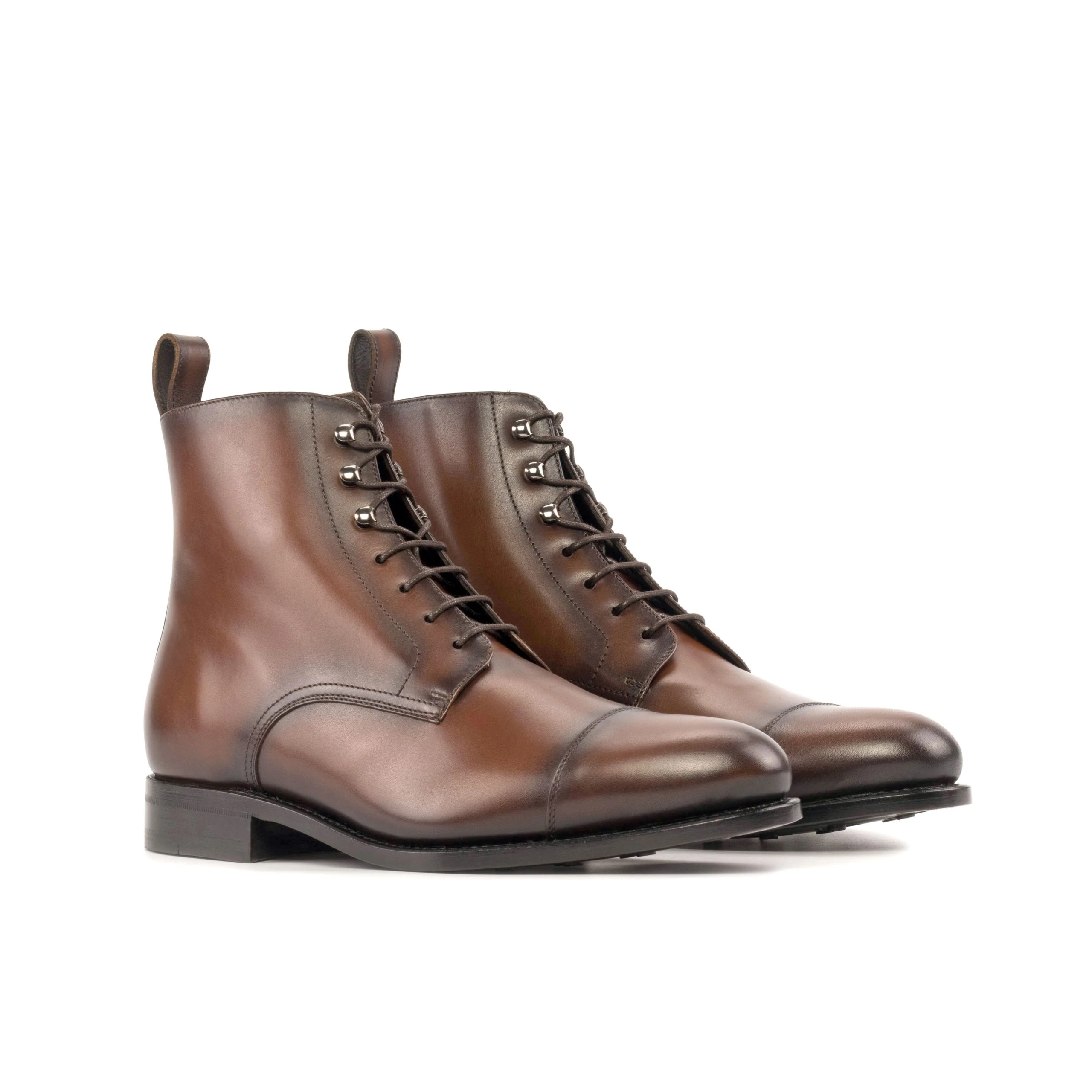 --Brown Jumper Boots-