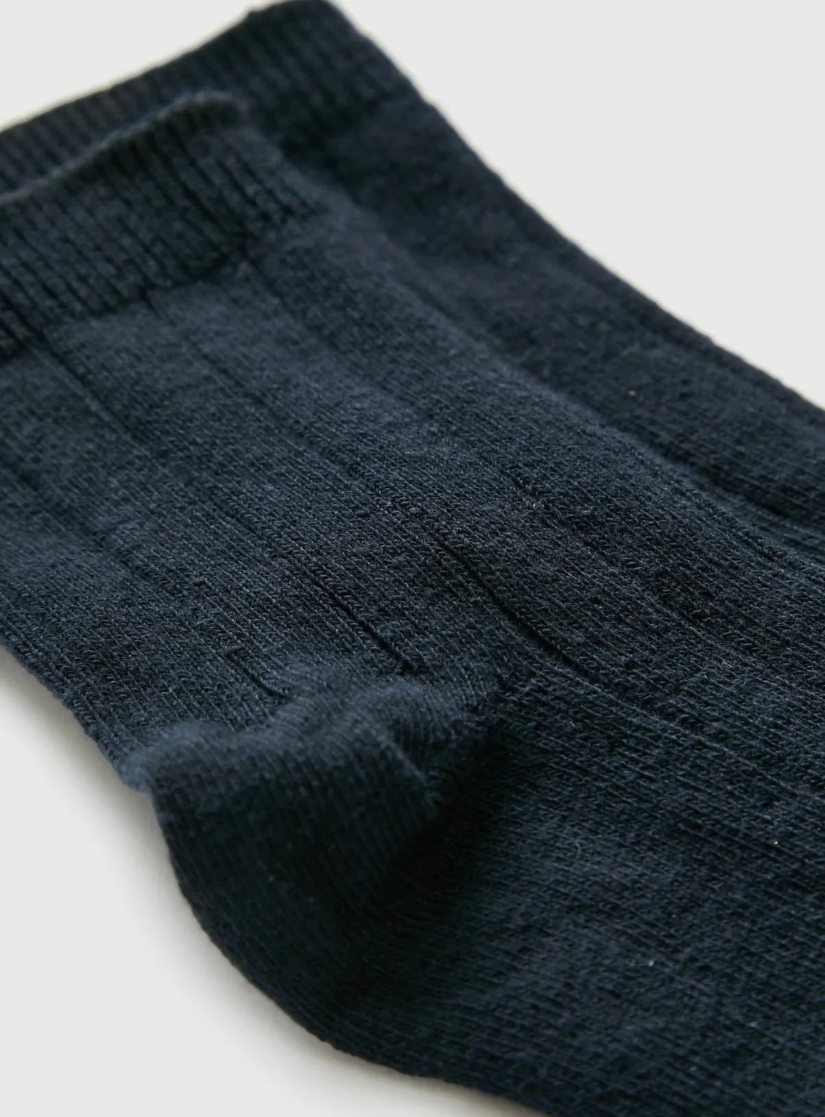 Buy Navy Ribbed School Ankle Socks 5 Pack 4-6.5 | Underwear and socks | Tu