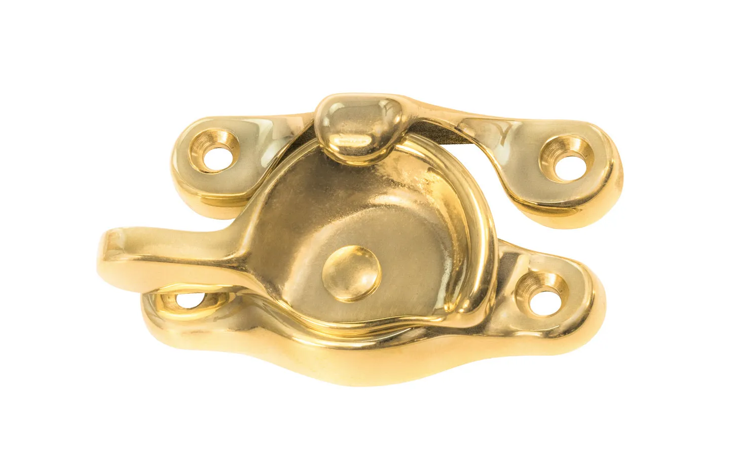 Classic Solid Brass Sash Lock ~ Regular Size
