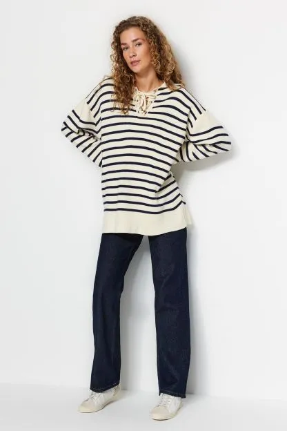 Comfortable Striped Sweater