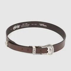 DeeCee style x Alberto Luti Unisex Brown Western Ranch Belt