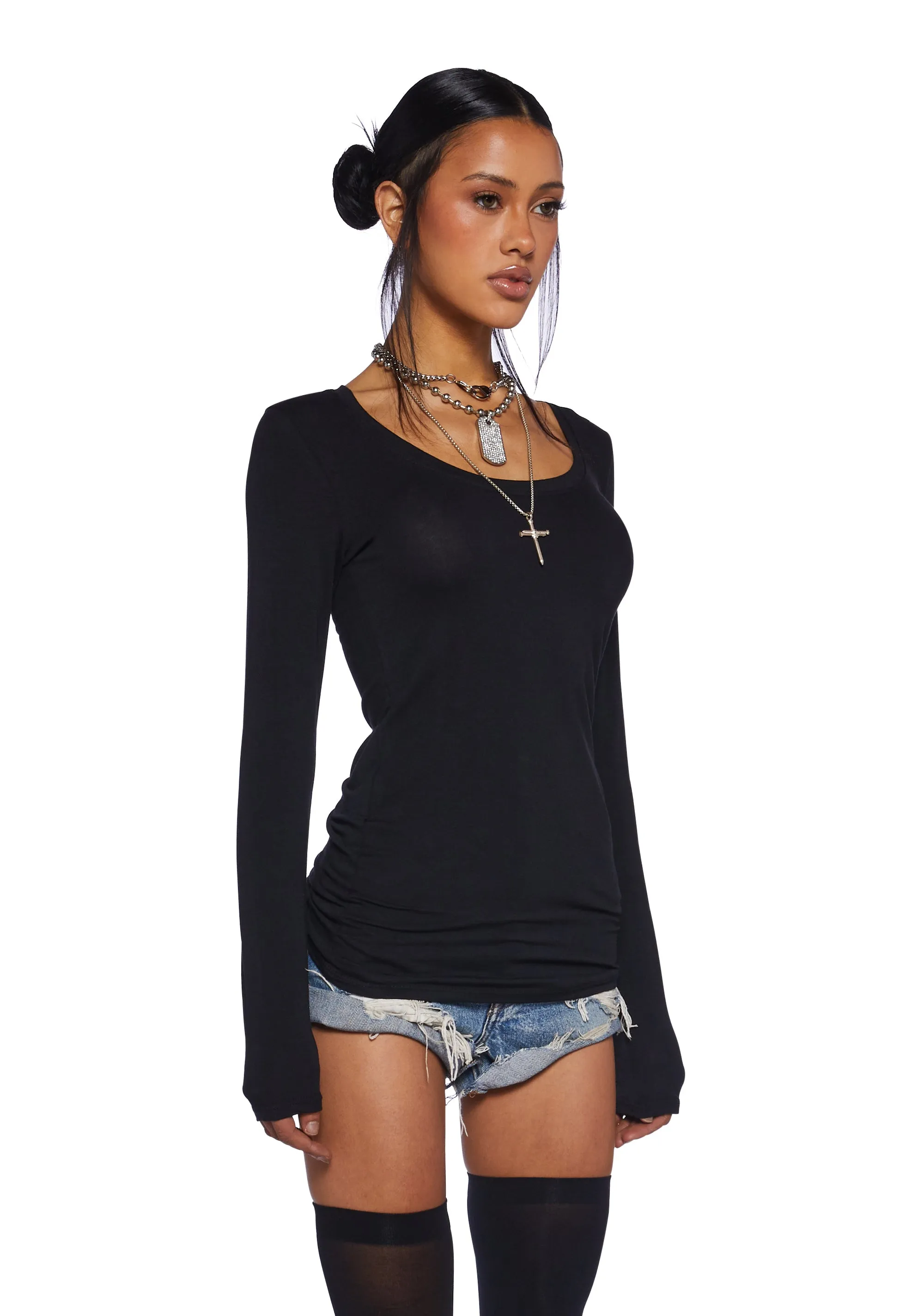 Gusto Knee High Boots-