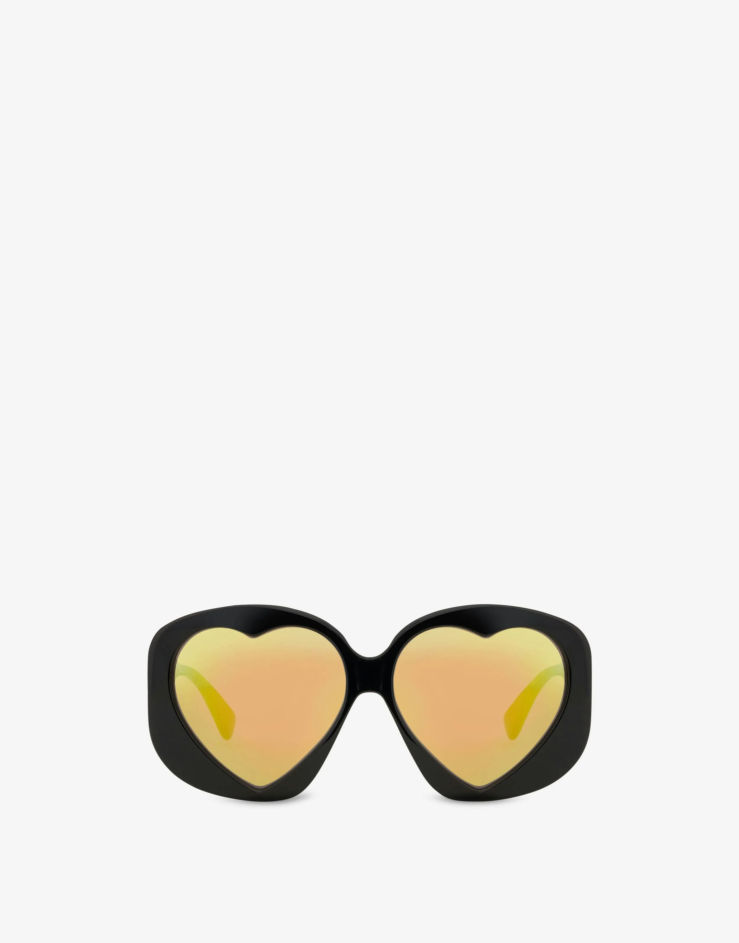 Heart Lenses black sunglasses