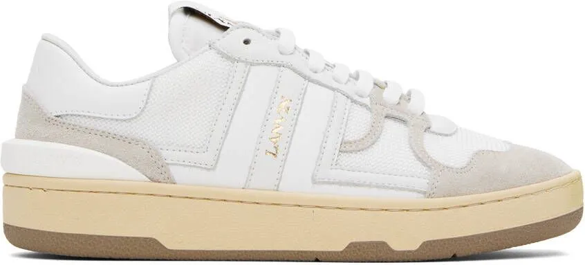 Lanvin White Clay Sneakers