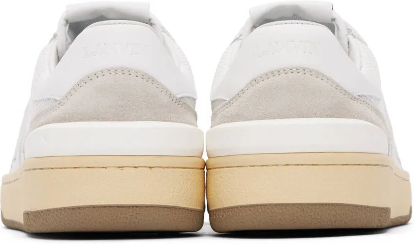 Lanvin White Clay Sneakers