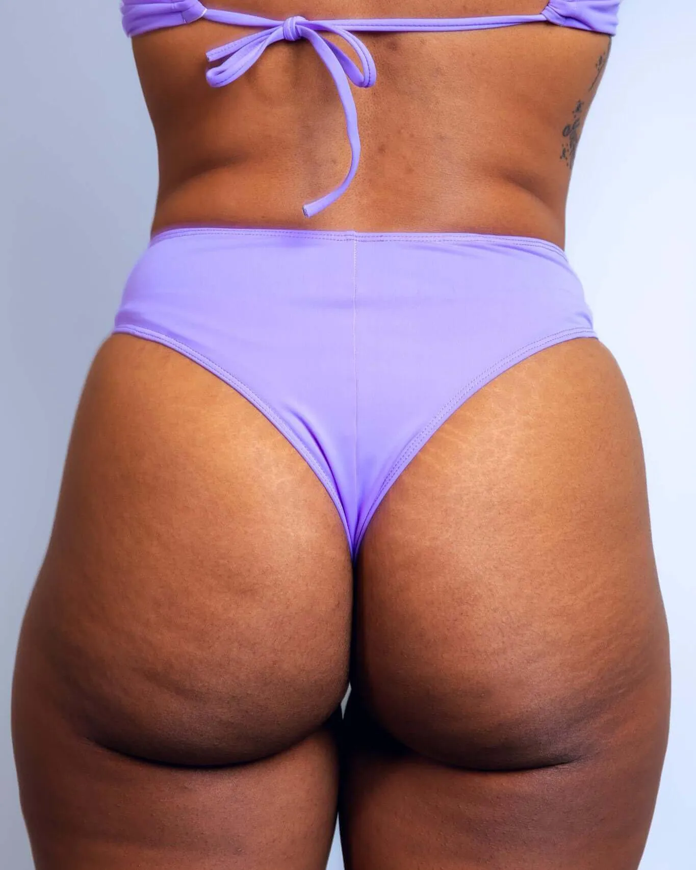Lavender High Waisted Thong