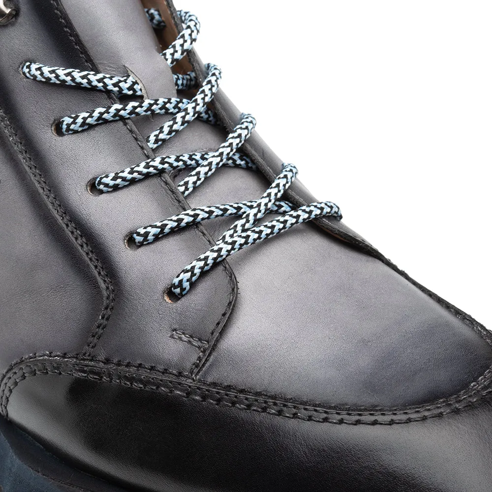 Mezlan A20452 Men's Shoes Graphite Calf-Skin Leather High-Top Hybrid Boots (MZ3532)