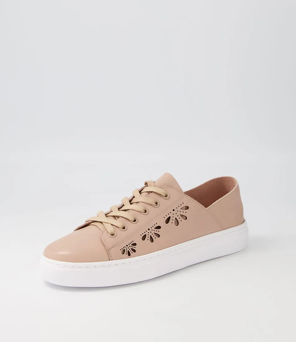 MOLLINI Obert Rose Leather Sneakers