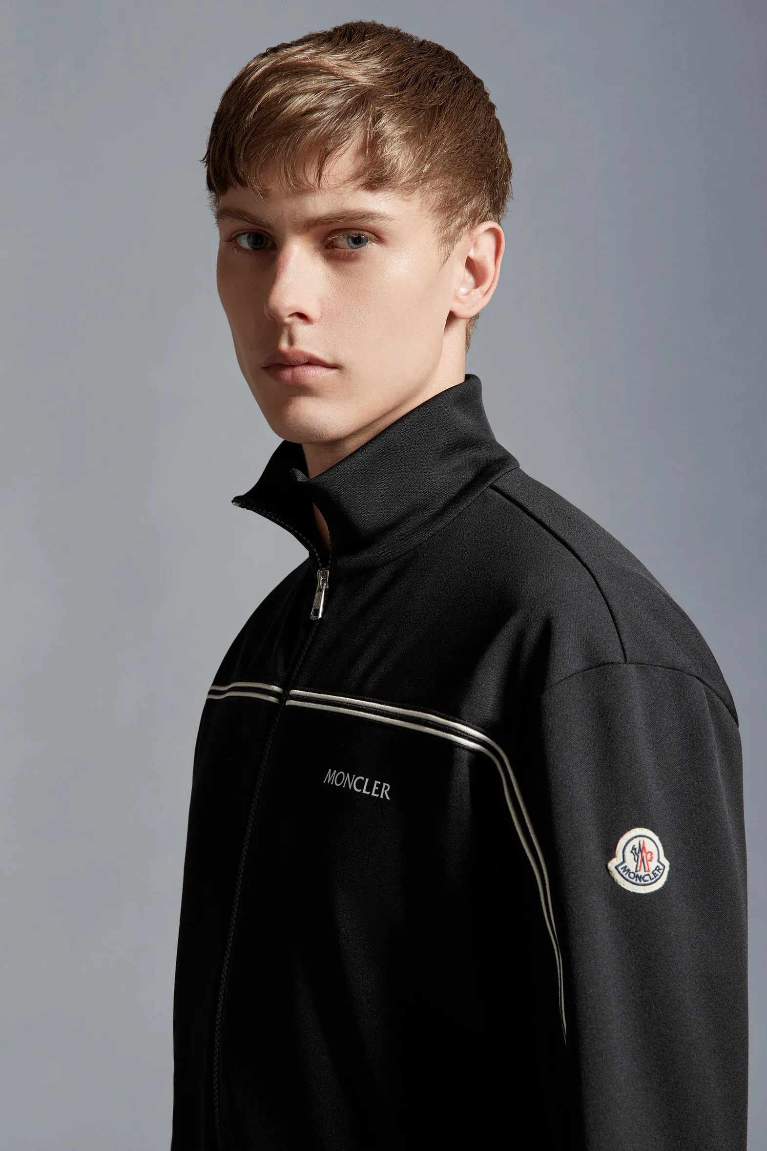 MONCLER  |Triacetate Zip-Up Sweatshirt