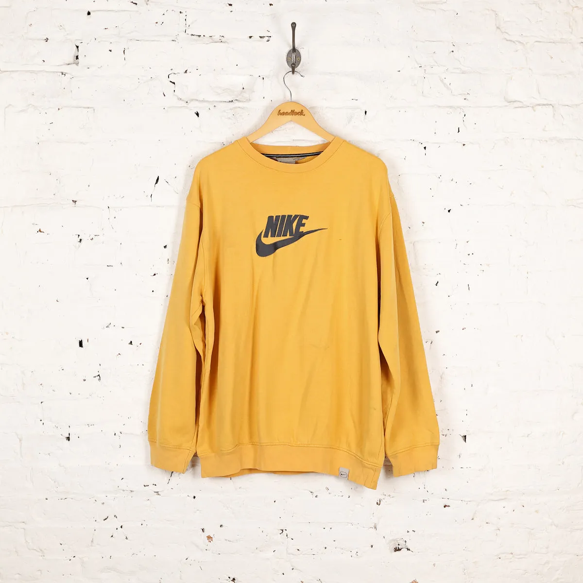 Nike 90s Sweatshirt - Yellow - XL