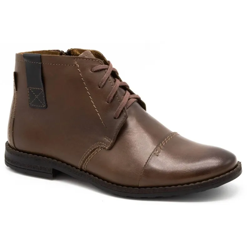 Olivier Men's winter boots 315MP brown boots