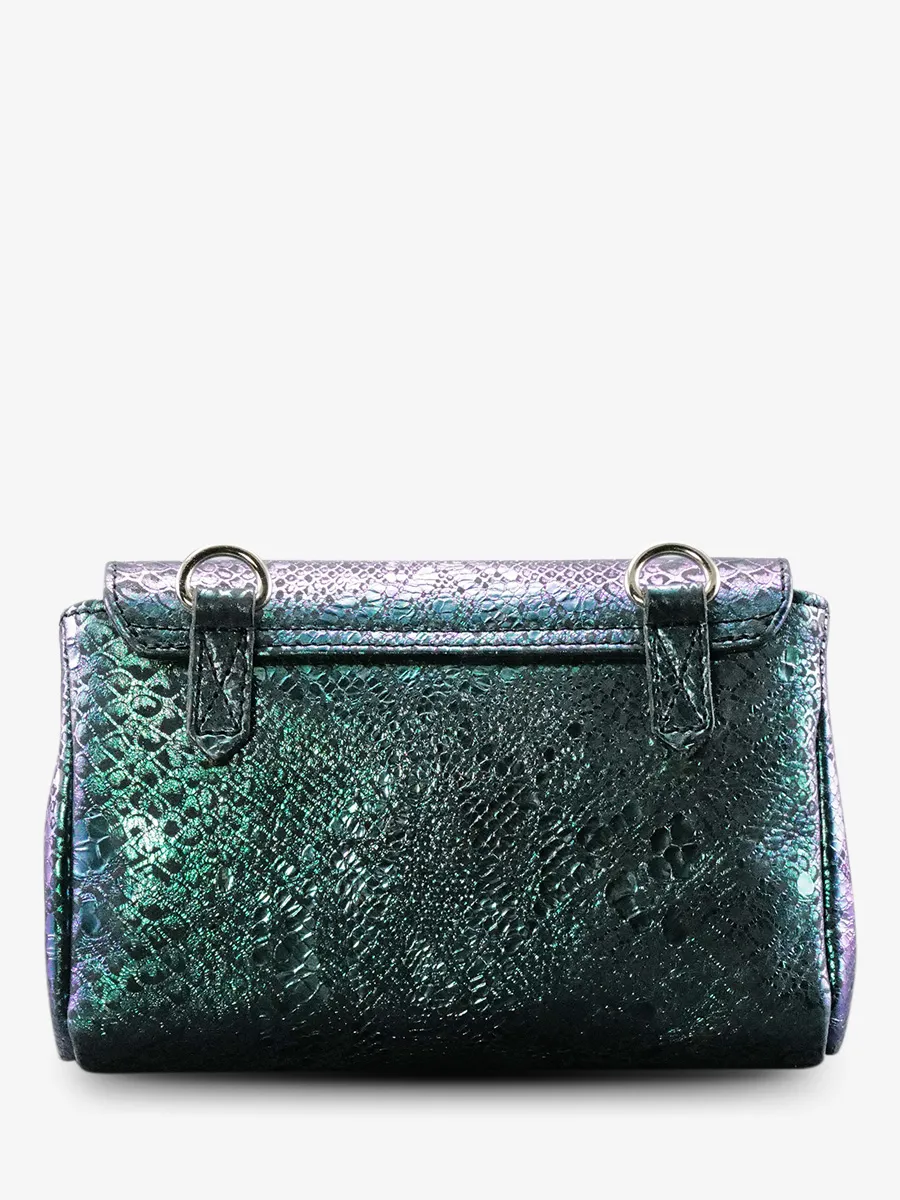 paulmarius leather shoulder bag for women Blue,Green - Suzon S Boreal | PAUL MARIUS
