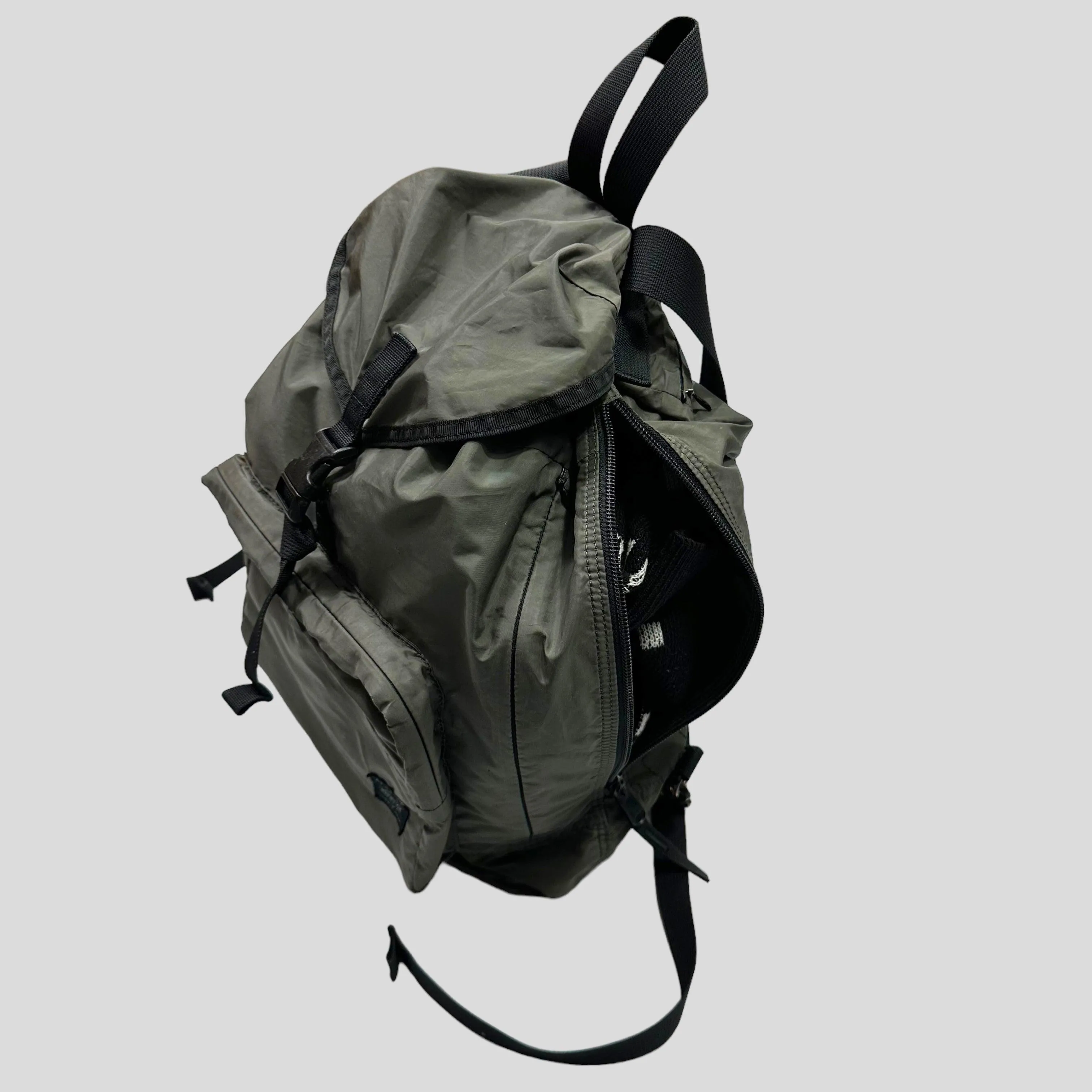 Porter Yoshida 00’s Grey Nylon Multipocket Backpack