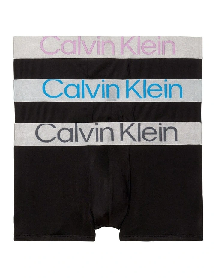 Reconsidered Steel Cotton Trunks 3 Pack in Assorted