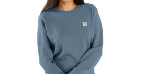 Relaxed Fit Women's Sweatshirt - Thundercloud