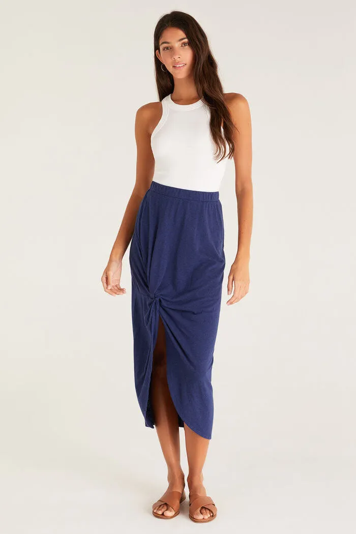 Sabina Triblend Knot Skirt
