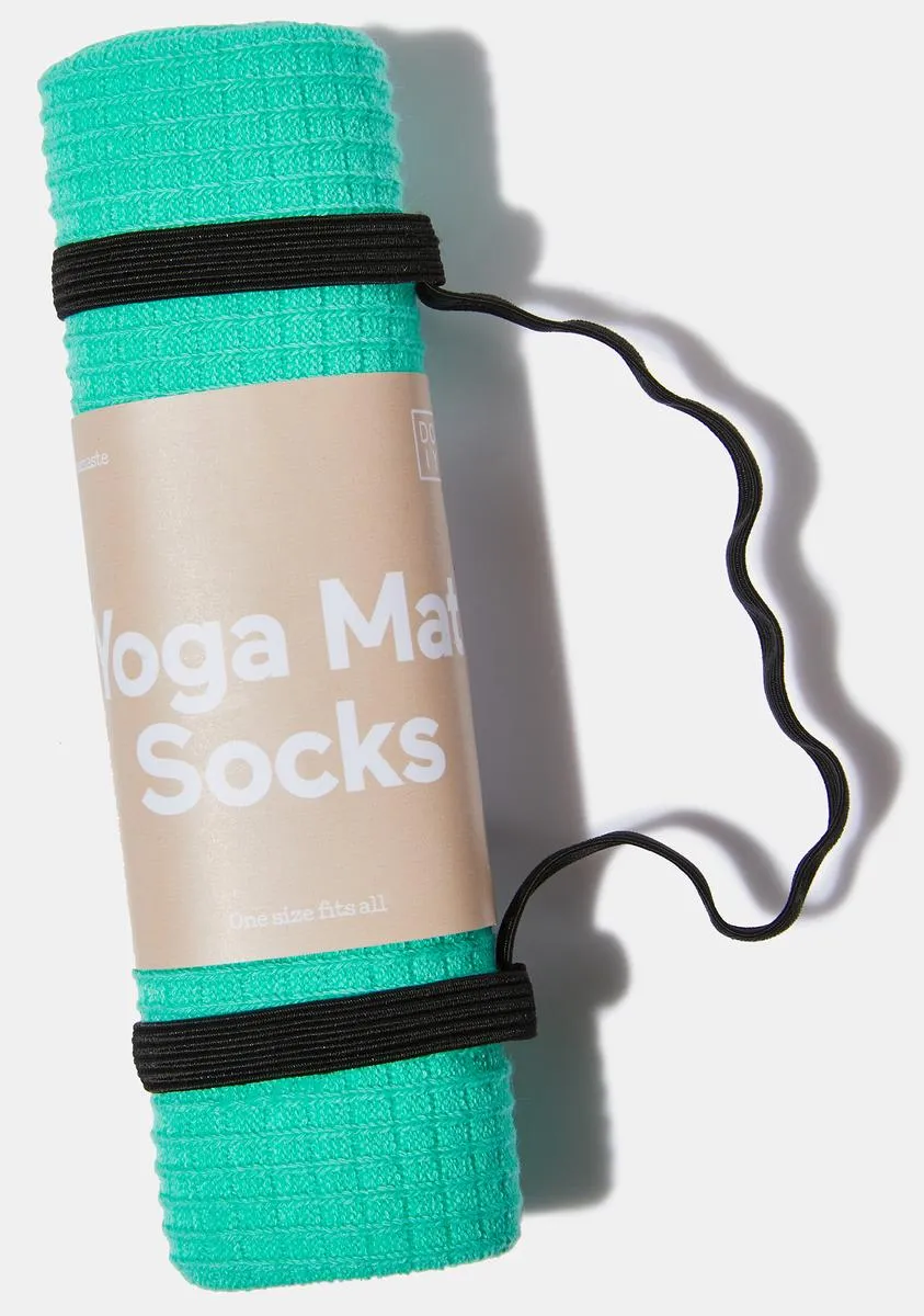 Seafoam On Your Toes Crew Socks-