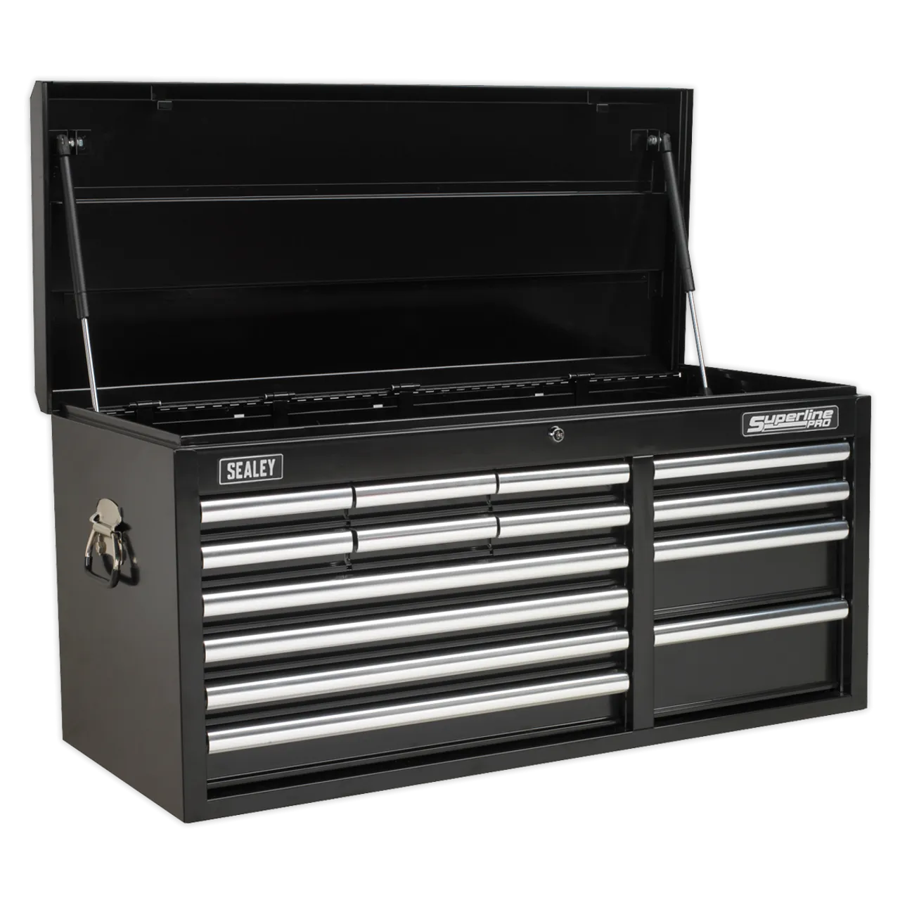 Sealey AP41149B Topchest 14 Drawer with Ball Bearing Slides Heavy-Duty - Black
