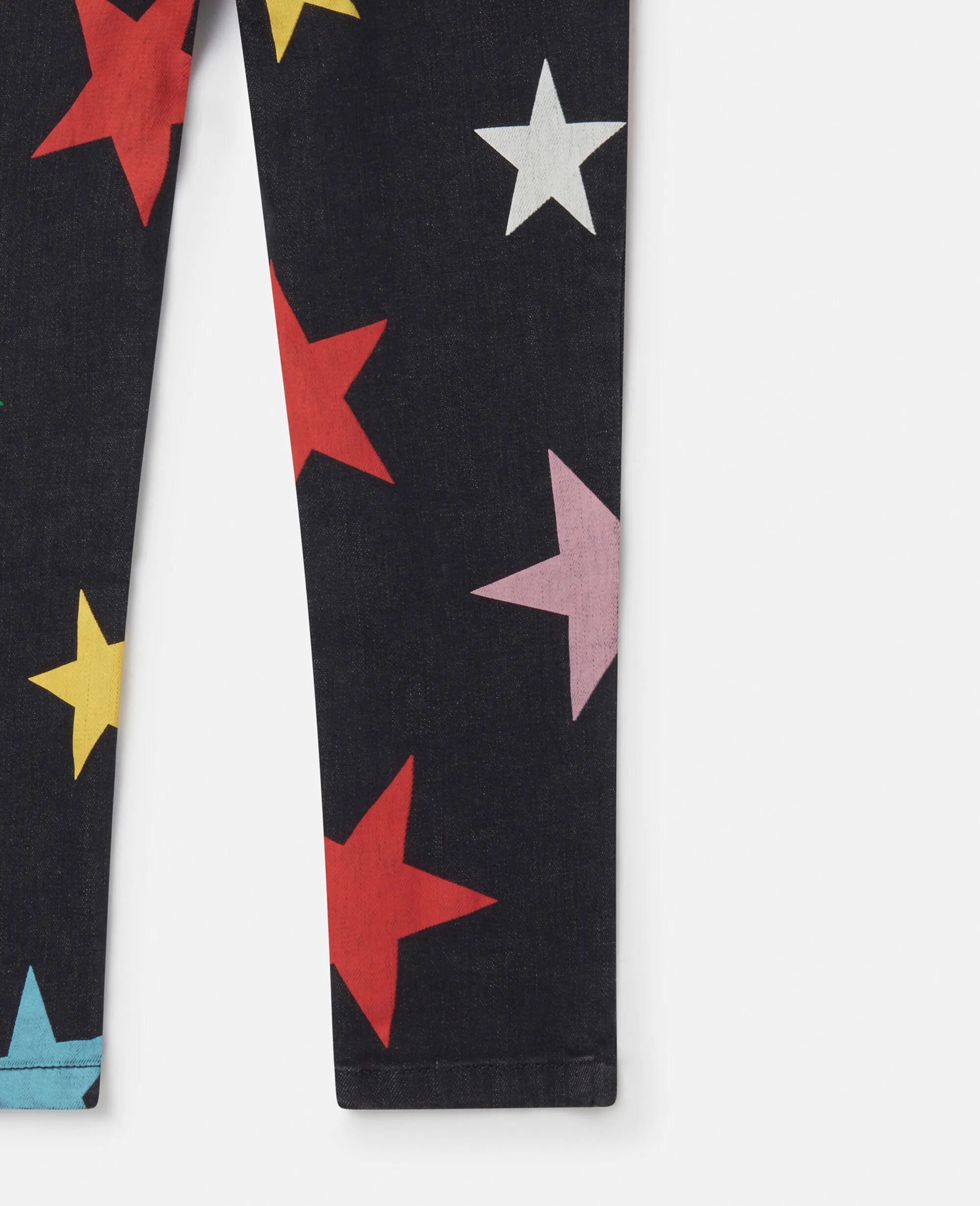 Star Pattern Denim Jeans