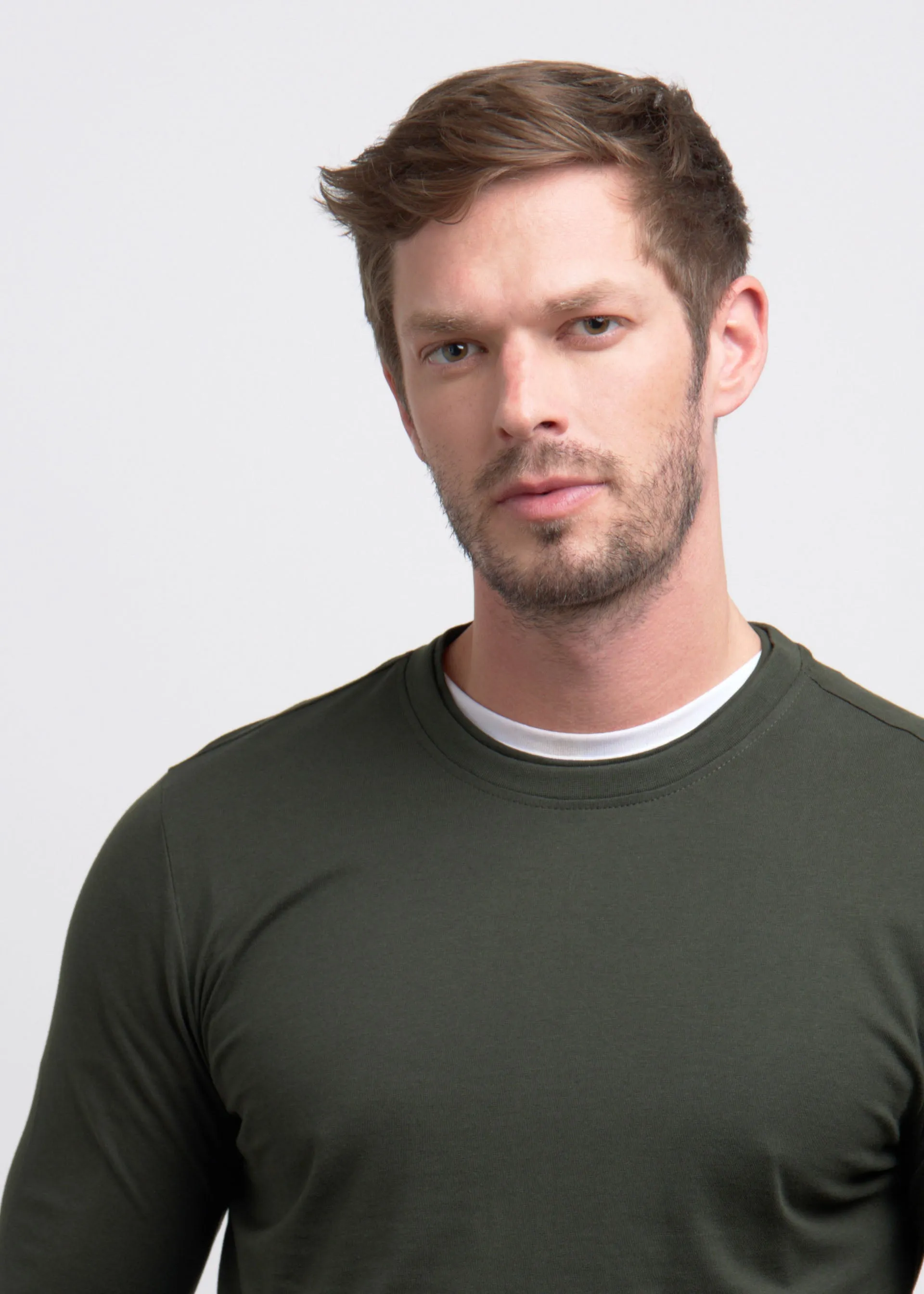 T-shirt doppio collo