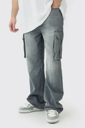 Tall Relaxed Rigid Cargo Jeans