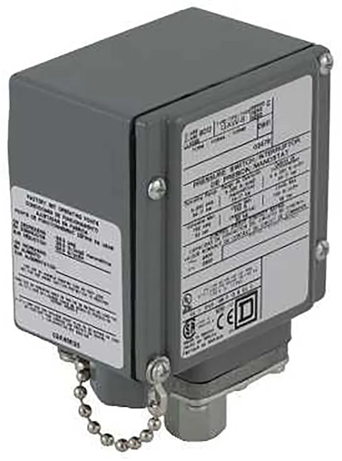 Telemecanique Sensors Pressure Switch, 10 (Differential) psi, 5 (Decreasing) psi Min, 250 (Decreasing) psi, 49
