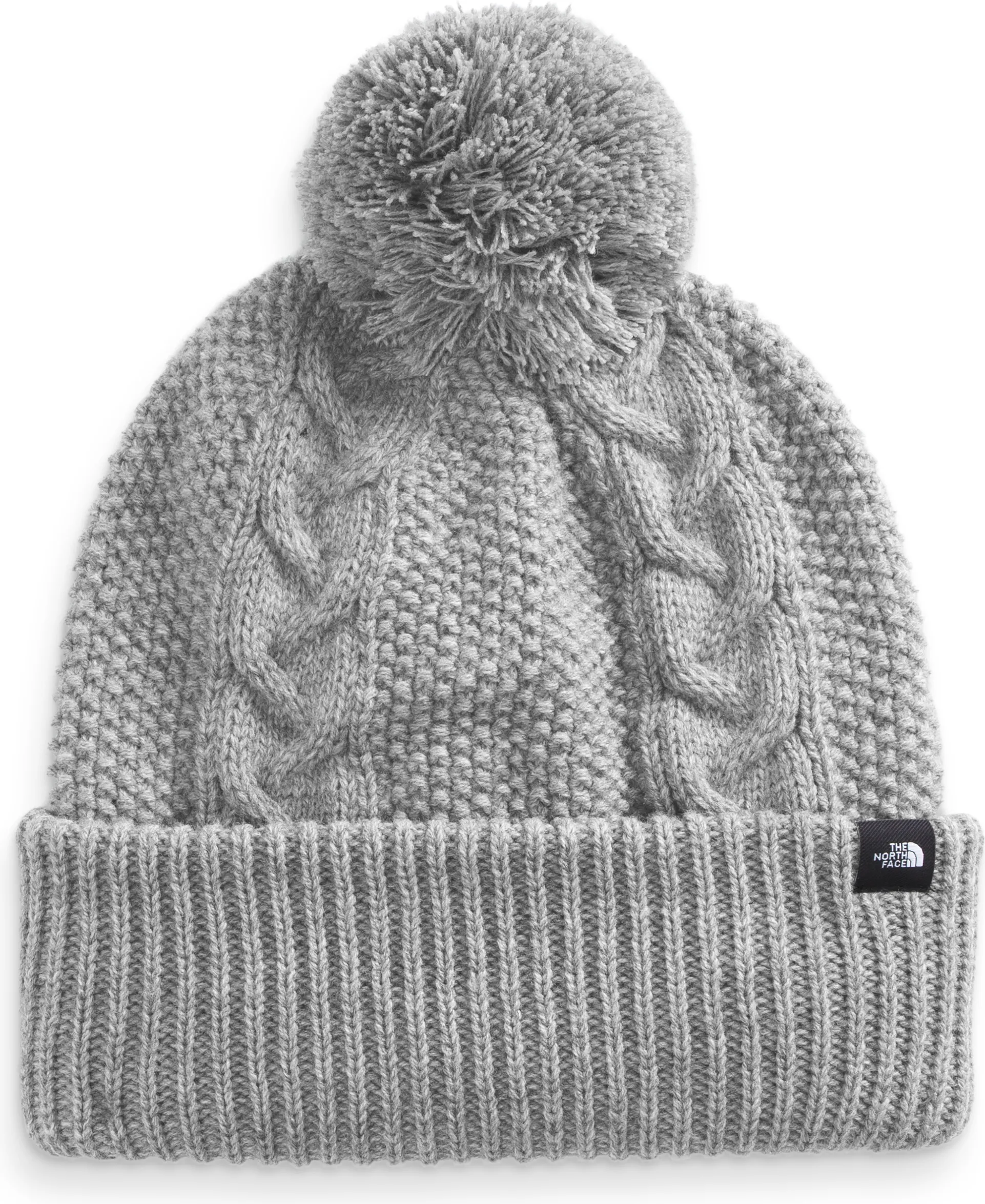 The North Face Women's Cable Minna Beanie TNF Light Grey Heather