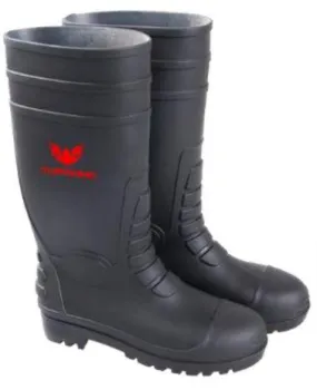 Tuffking Blazer Black Wellington Boot Steel Midsole &Toecap S5 SRA - GN-4213